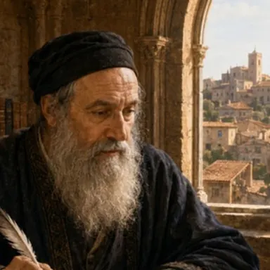 איור: רבי אברהם בן יצחק מן ההר