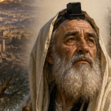 איור: רבן יוחנן בן זכאי