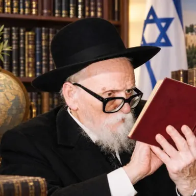 איור: הרב אליעזר יהודה וולדנברג (הציץ אליעזר)