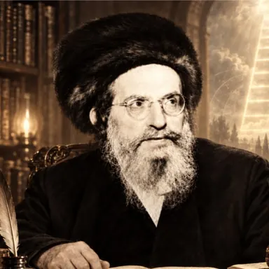 תמונה: הרב יהודה לייב הלוי אשלג (בעל הסולם)