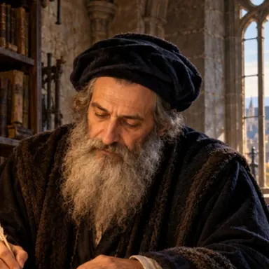 איור: רבי חזקיה בן מנוח (החזקוני)